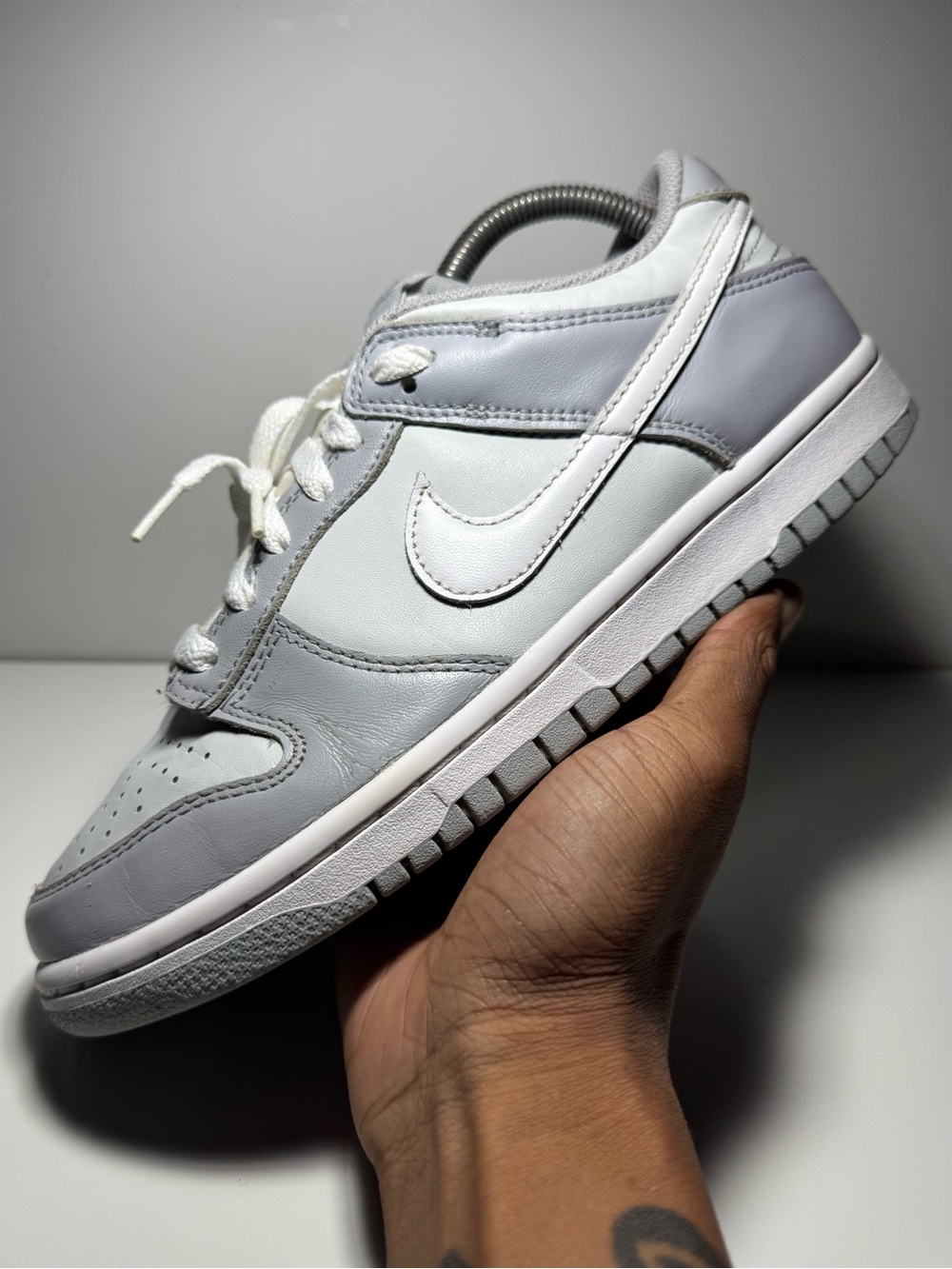 Nike Dunk Low “Pure Platinum Wolf Grey” GS Size 7Y